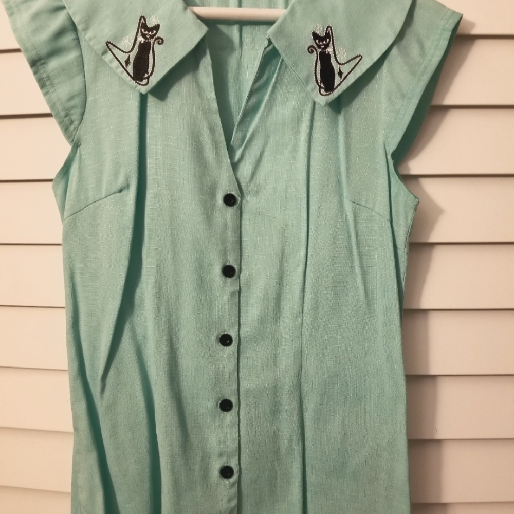 Voodoo Vixen retro cat shirt